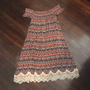 Tribal print dress